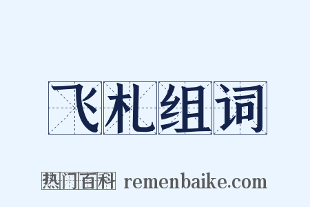 飞札组词是什么意思的图片